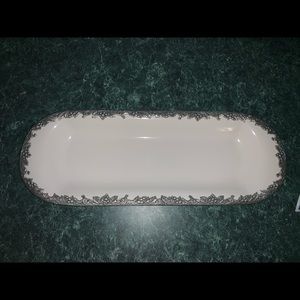 Arthur Court Earthen Metalware Bread Loaf Dish